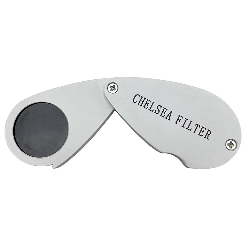 Gemstone Identification Kit - 35X Jewelers Loupes Magnifier Foldable Pocket