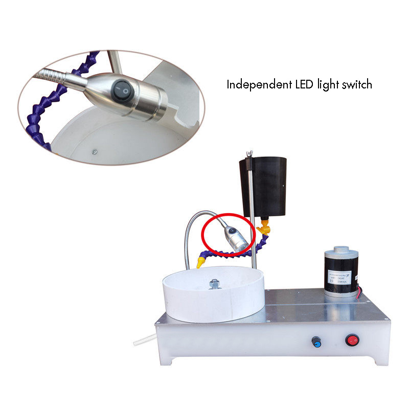 New Polishing Lapidary Flat Gr - огляд і ціна Facet Machine Gemstone Cutting