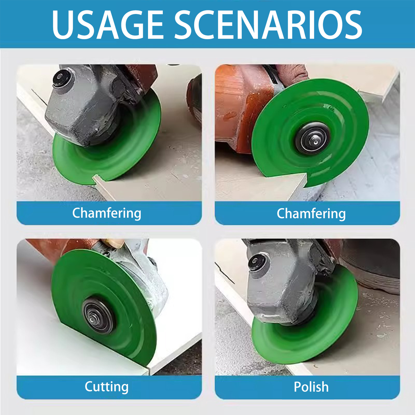 3/5Pc Tile Cutting Disc Super  - огляд і ціна Diamond Grinding Wheel Lapidary