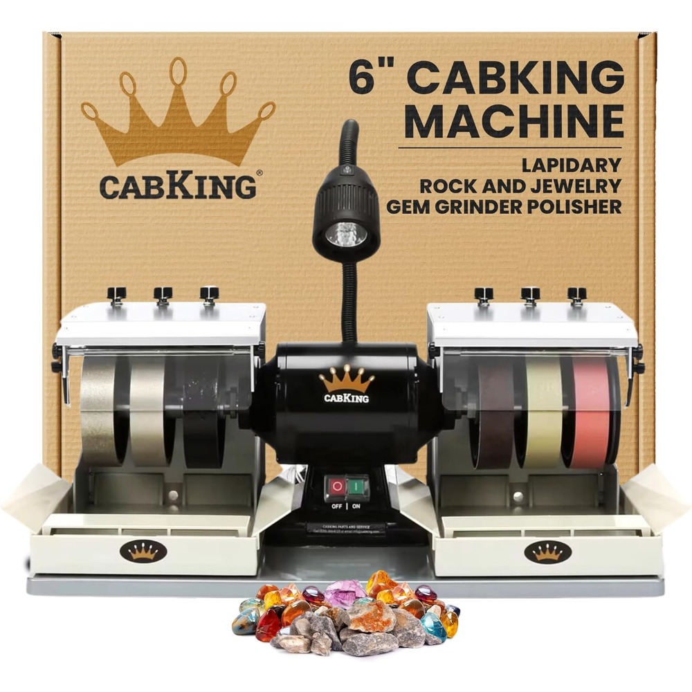 Cabbing Machine Lapidary Equip - огляд і ціна Lapidary Grinder Cabbing Machine