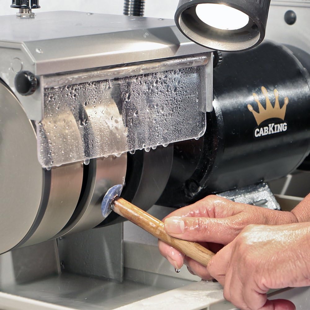 Cabbing Machine Lapidary Equip - огляд і ціна Lapidary Grinder Cabbing Machine