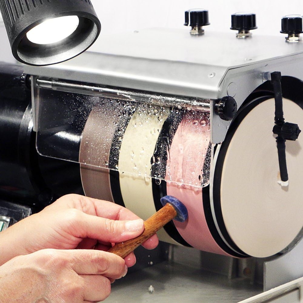 Cabbing Machine Lapidary Equip - огляд і ціна Lapidary Grinder Cabbing Machine