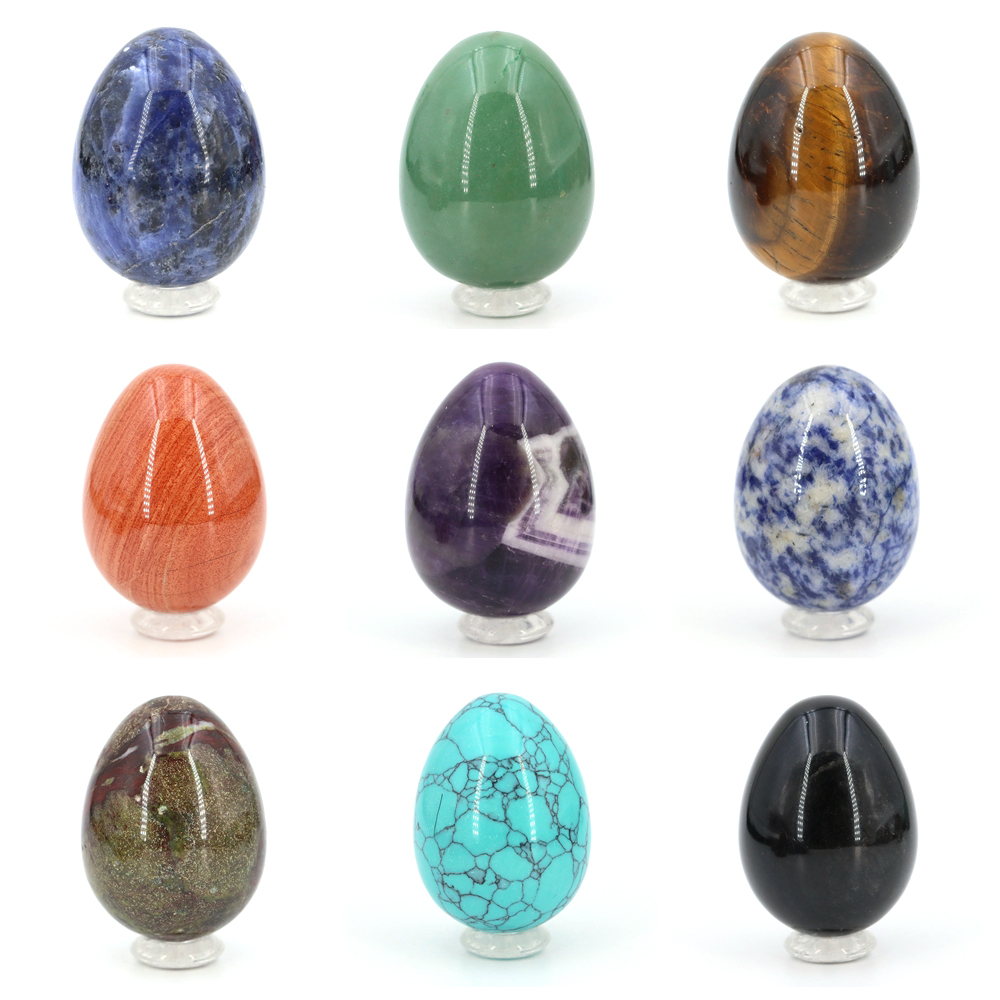 30x40mm Natural Yoni Egg Shape - огляд і ціна Gemstone Polishing Kit