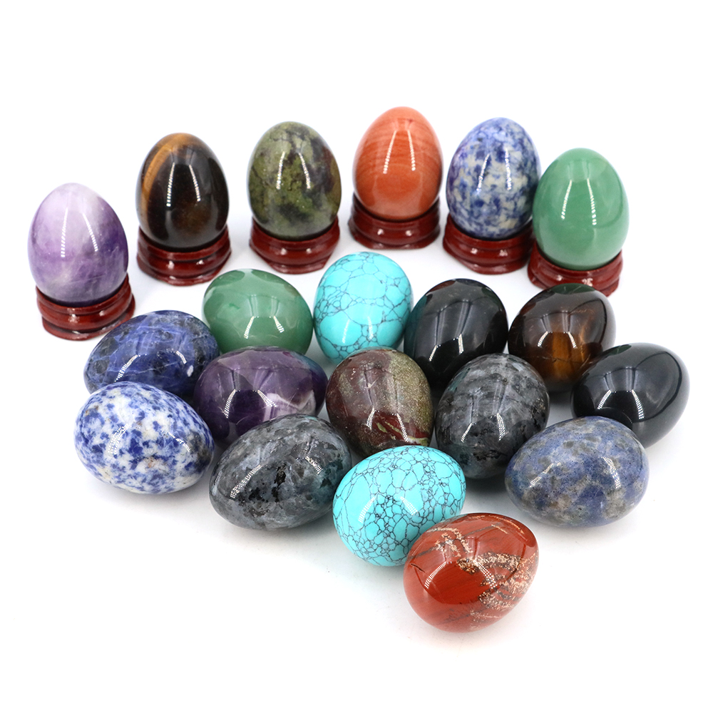 30x40mm Natural Yoni Egg Shape - огляд і ціна Gemstone Polishing Kit