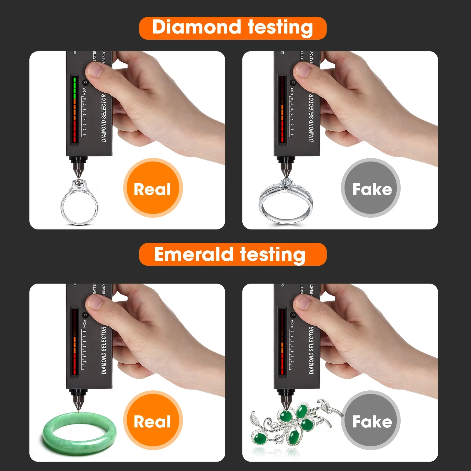 High Accuracy Diamond Tester P - огляд і ціна Gemstone Identification Kit