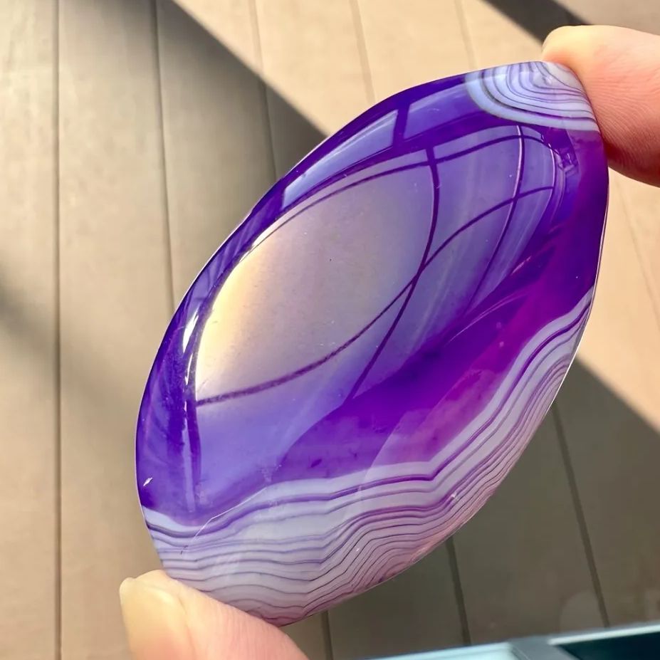 Natural Purple Striped Agate C - огляд і ціна Gemstone Polishing Kit