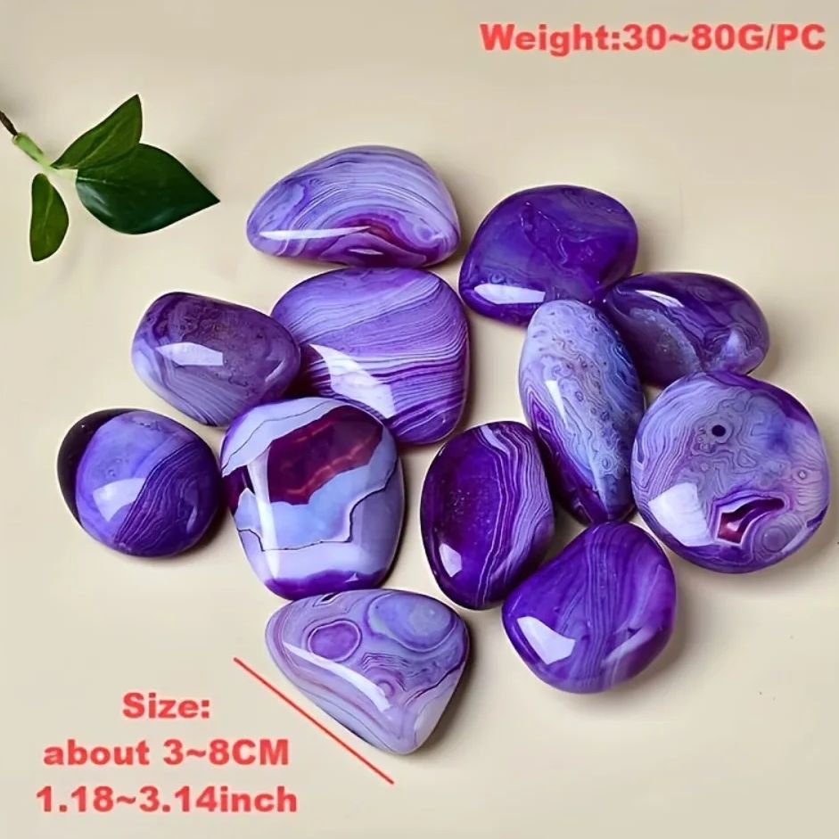 Natural Purple Striped Agate C - огляд і ціна Gemstone Polishing Kit
