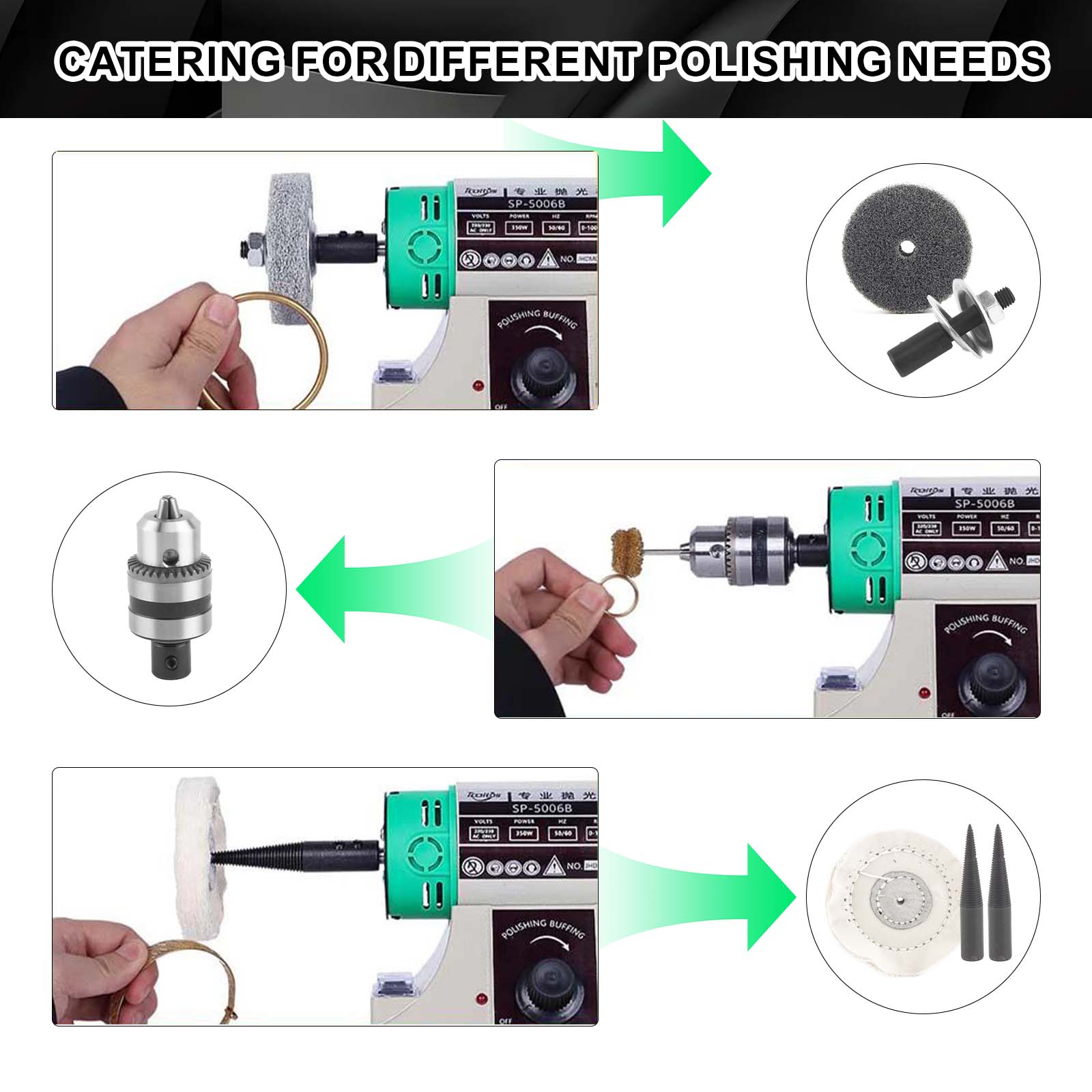Jewelry Polishing Machine Benc - огляд і ціна Jewelry Polisher Buffer Machine