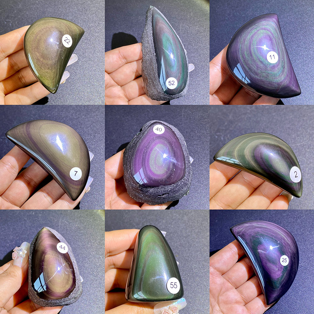 Natural Rainbow Obsidian Cryst - огляд і ціна Gemstone Polishing Kit