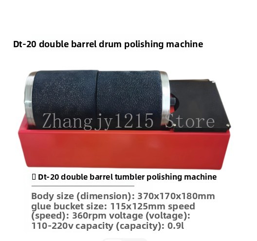220v 2*3LB Dual Drum Rotary Ro - огляд і ціна Rock Tumbler 3Lb Rotary
