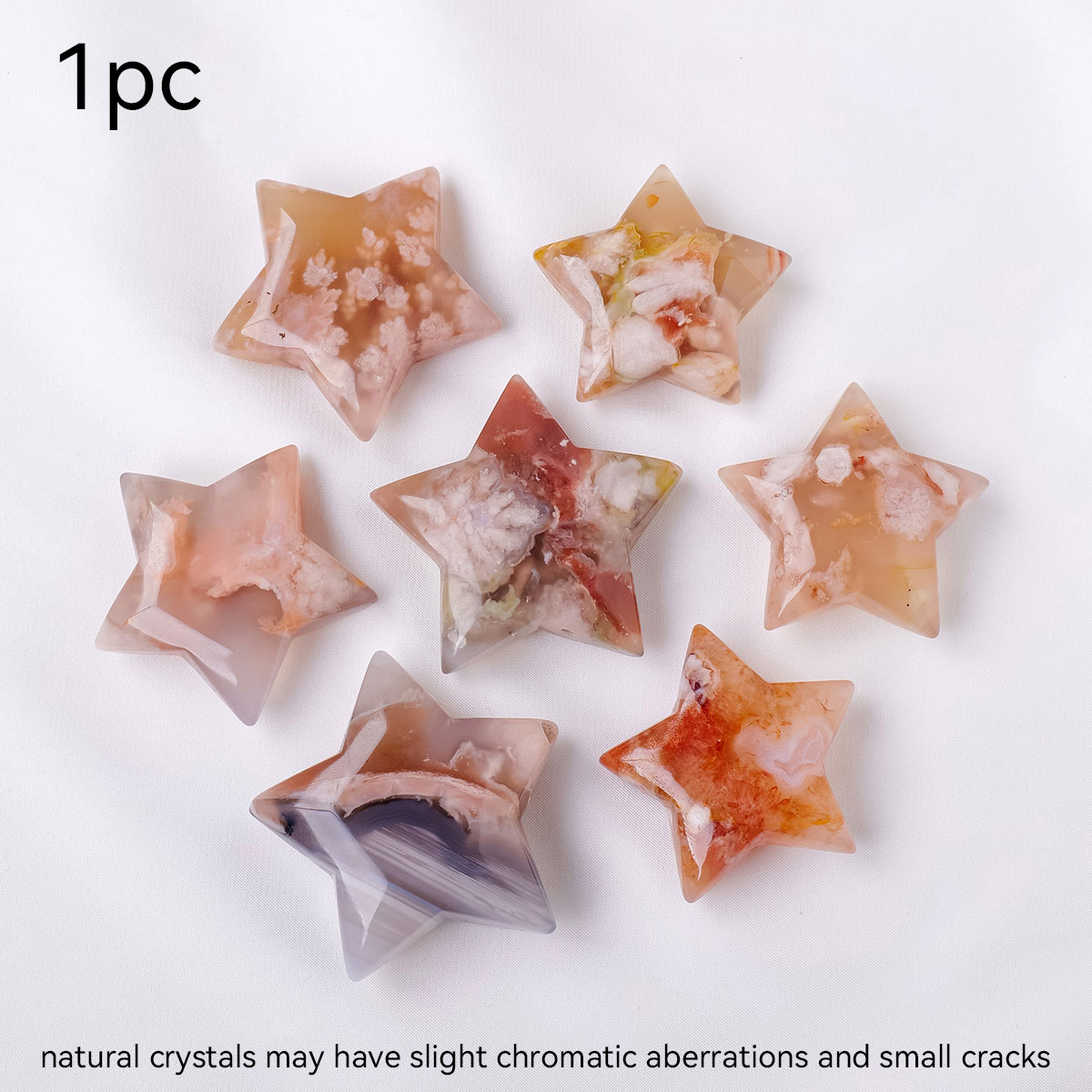 1PC Natural Crystal Cherry Aga - огляд і ціна Gemstone Polishing Kit