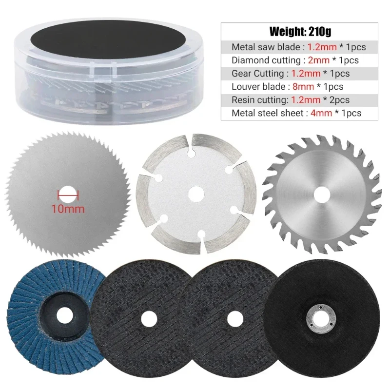 7PCS 76mm Saw Blade Metal Cutt - огляд і ціна Diamond Grinding Wheel Lapidary