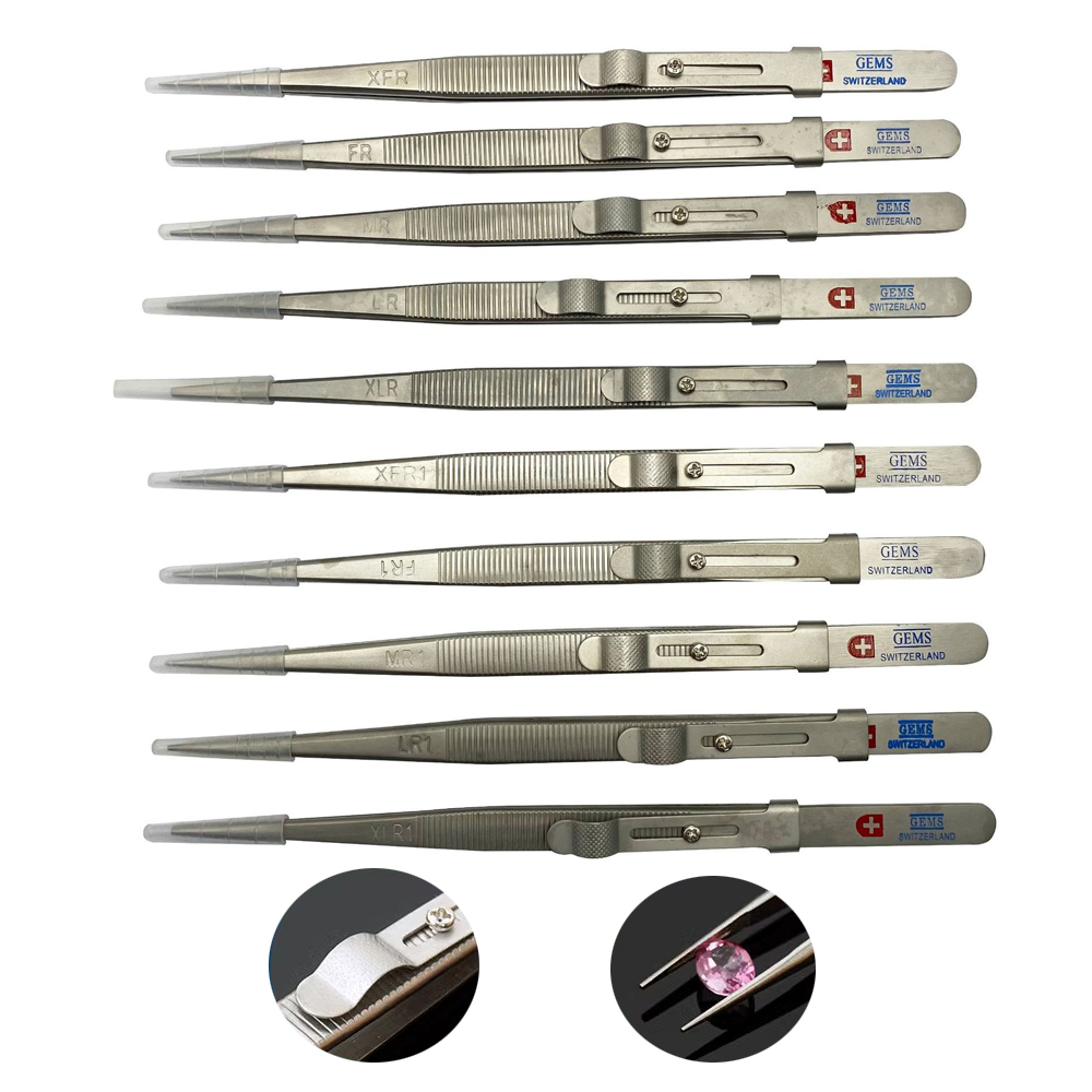 Adjustable Jewelry Tweezers wi - огляд і ціна Gemstone Identification Kit