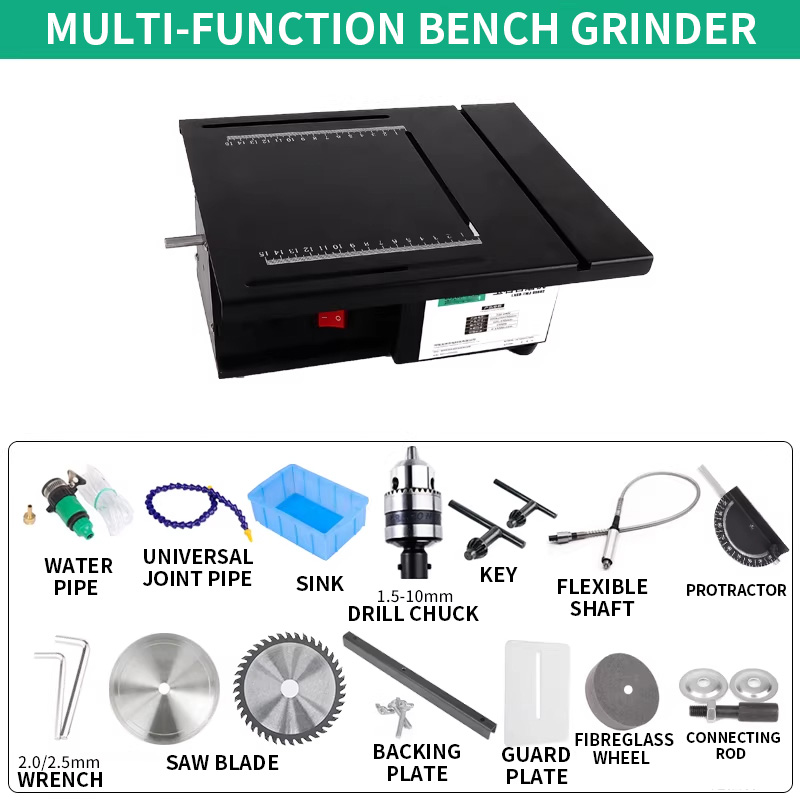 Portable Bench Grinder Gemston - огляд і ціна Facet Machine Gemstone Cutting