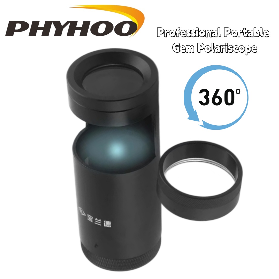 PHYHOO Handheld LED Polariscop - огляд і ціна Gemstone Identification Kit