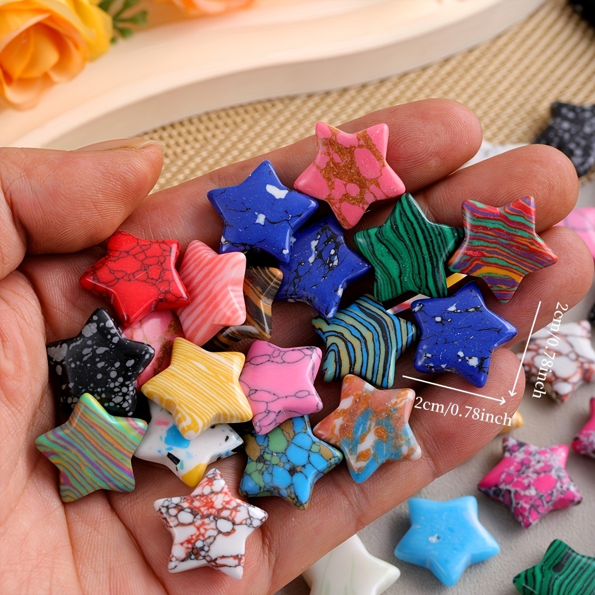 20Pcs Star Natural Healing Cry - огляд і ціна Gemstone Polishing Kit