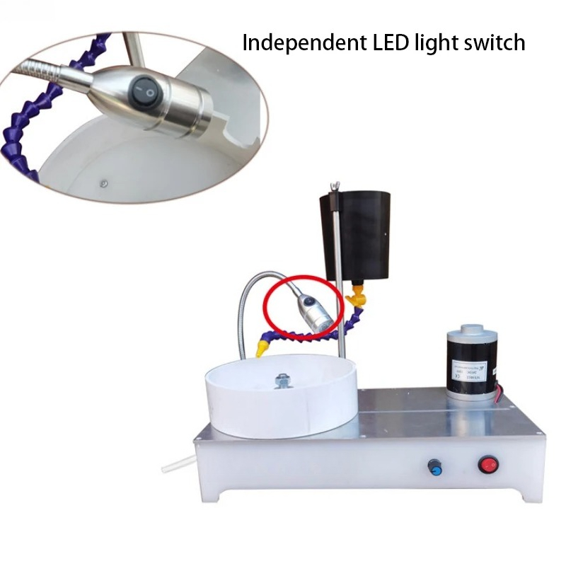 DC Stepless Speed Gem Faceting - огляд і ціна Facet Machine Gemstone Cutting