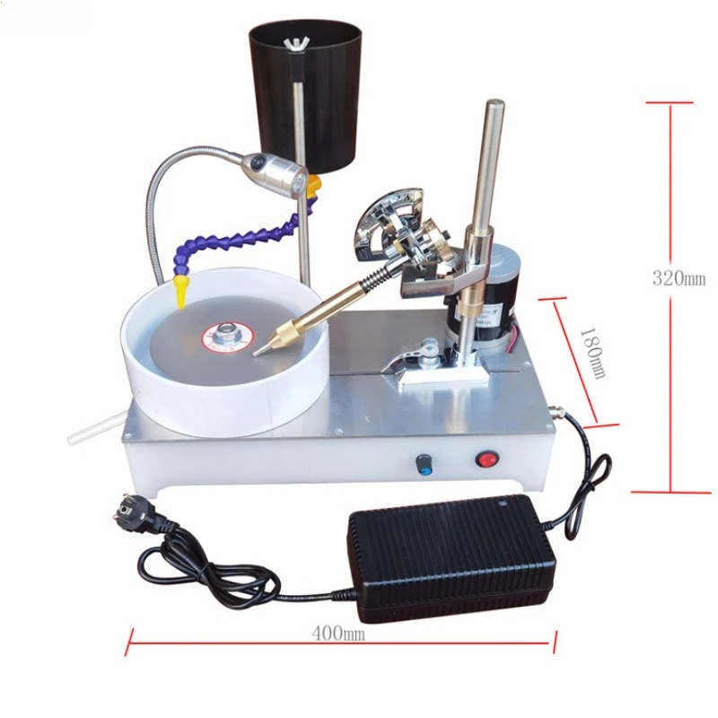 DC Stepless Speed Gem Faceting - огляд і ціна Facet Machine Gemstone Cutting