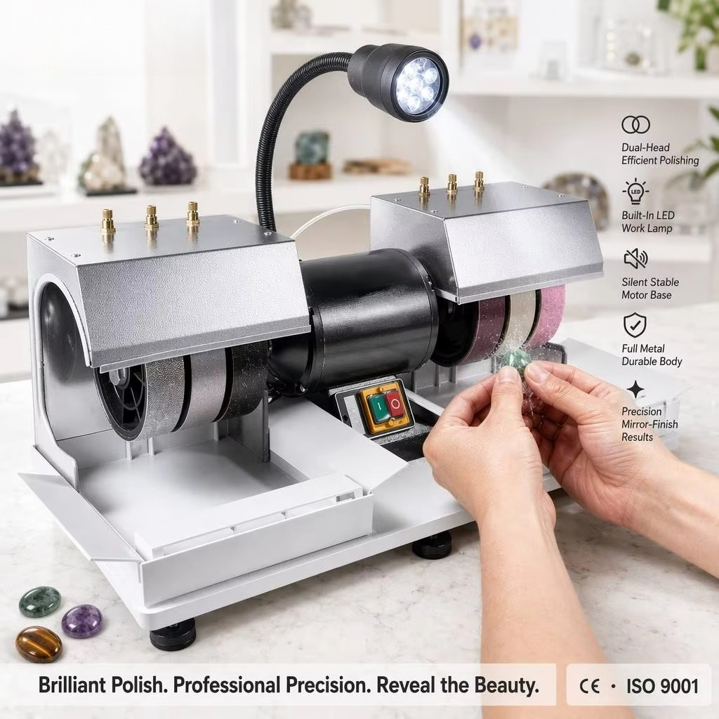 Professional Gemstone Polishin - огляд і ціна Lapidary Grinder Cabbing Machine