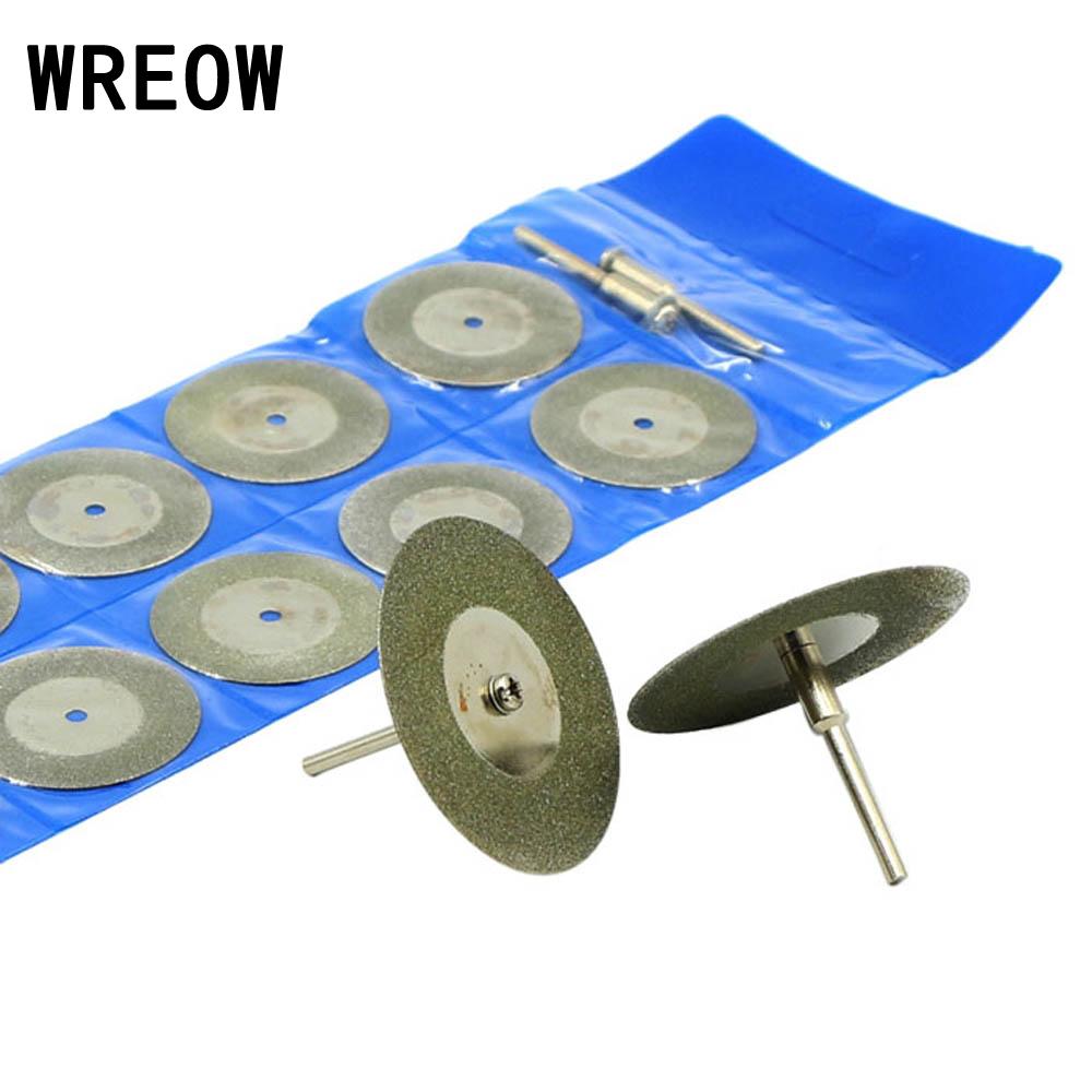 10PCS 50mm mini cutting disc D - огляд і ціна Diamond Grinding Wheel Lapidary