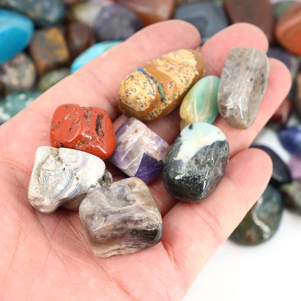 200g/Bag Irregular Tumbled Cra - огляд і ціна Gemstone Polishing Kit