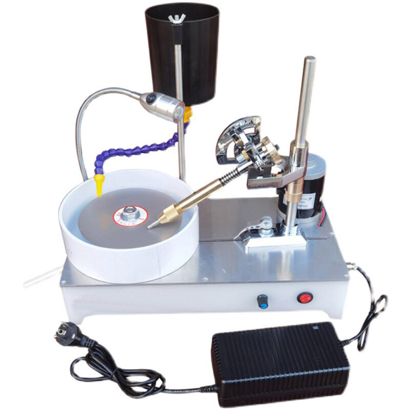 120W 2800RPM New Upgraded Poli - огляд і ціна Facet Machine Gemstone Cutting