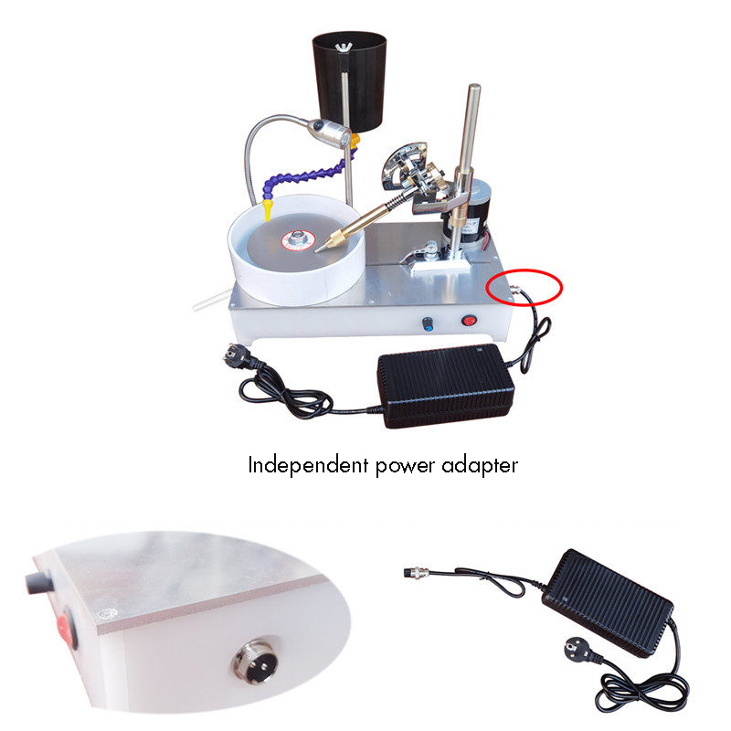 120W 2800RPM New Upgraded Poli - огляд і ціна Facet Machine Gemstone Cutting